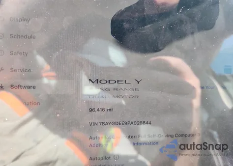2023 Tesla Model Y from USA, damaged, VIN 7SAYGDEE9PA028644